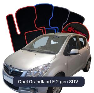 Dywaniki Welurowe OMEVO do Opel Agila 2 gen Hatchback 5 drzwi (2008-2014)