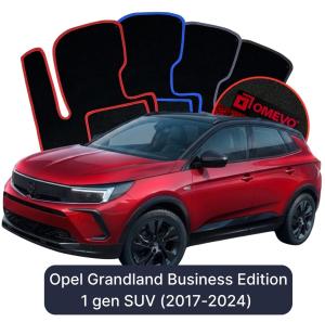 Dywaniki Welurowe OMEVO do Opel Grandland Business Edition  1 gen SUV (2017-2024)