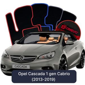Dywaniki Welurowe OMEVO do Opel Cascada 1 gen Cabrio (2013-2019)