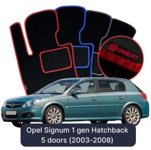 Dywaniki Welurowe OMEVO do Opel Signum 1 gen Hatchback 5 drzwi (2003-2008)