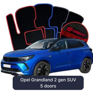 Dywaniki Welurowe OMEVO do Opel Grandland 2 gen SUV 5 drzwi (2024-2026)