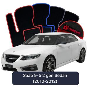 Dywaniki Welurowe OMEVO do Saab 9-5 2 gen Sedan (2010-2012)
