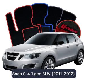 Dywaniki Welurowe OMEVO do Saab 9-4 1 gen SUV (2011-2012)