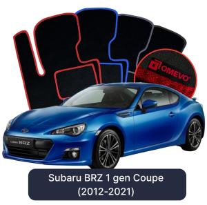 Dywaniki Welurowe OMEVO do Subaru BRZ 1 gen Coupe (2012-2021)
