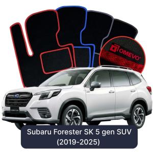 Dywaniki Welurowe OMEVO do Subaru Forester SK 5 gen SUV (2019-2025)