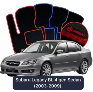Dywaniki Welurowe OMEVO do Subaru Legacy BL 4 gen Sedan (2003-2009)