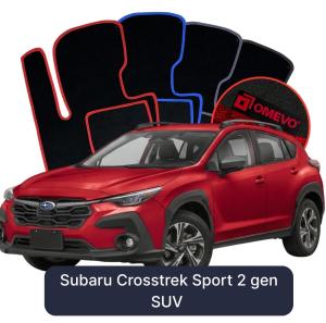 Dywaniki Welurowe OMEVO do Subaru Crosstrek Sport 2 gen SUV (2018-2026)