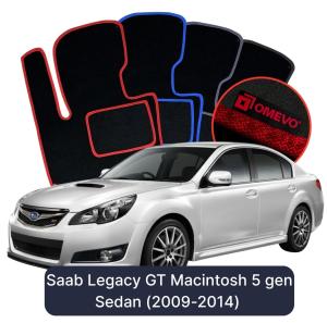 Dywaniki Welurowe OMEVO do Subaru Legacy GT Macintosh 5 gen Sedan (2009-2014)