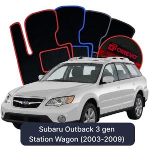 Dywaniki Welurowe OMEVO do Subaru Outback 3 gen Kombi (2003-2009)