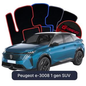 Dywaniki Welurowe OMEVO do Peugeot e-3008 1 gen SUV (2023-2026)
