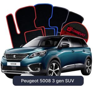 Dywaniki Welurowe OMEVO do Peugeot 5008 3 gen SUV (2024-2026)
