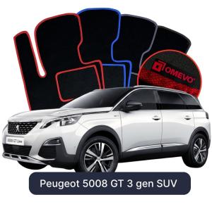 Dywaniki Welurowe OMEVO do Peugeot 5008 GT  3 gen SUV (2024-2026)