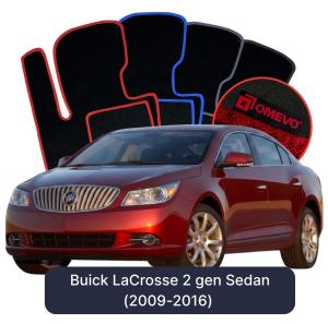 Dywaniki Welurowe OMEVO do Buick LaCrosse 2 gen Sedan (2009-2016)