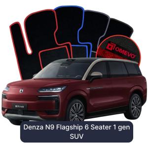 Dywaniki Welurowe OMEVO do Denza N9 Flagship 6-osobowy 1 gen SUV (2025-2026)