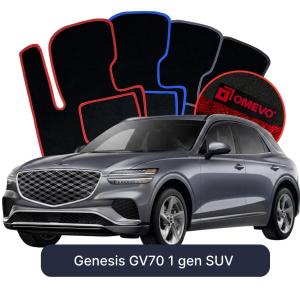Dywaniki Welurowe OMEVO do Genesis GV70 1 gen SUV (2020-2026)