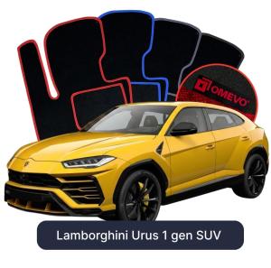 Dywaniki Welurowe OMEVO do Lamborghini Urus 1 gen SUV (2018-2026)