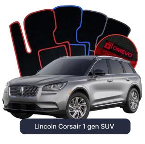 Dywaniki Welurowe OMEVO do Lincoln Corsair 1 gen SUV (2019-2026)