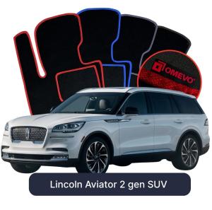 Dywaniki Welurowe OMEVO do Lincoln Aviator 2 gen SUV (2019-2026)