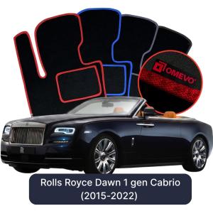 Dywaniki Welurowe OMEVO do Rolls Royce Dawn 1 gen Cabrio (2015-2022)