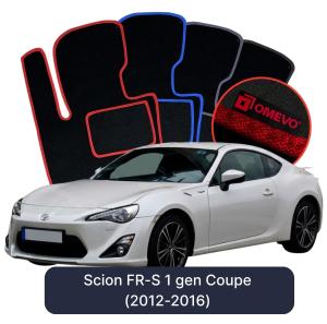 Dywaniki Welurowe OMEVO do Scion FR-S 1 gen Coupe (2012-2016)