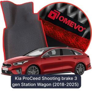 OMEVO 5D Pro EVA Dywaniki do  Kia ProCeed Shooting brake 3 gen Kombi (2018-2025)