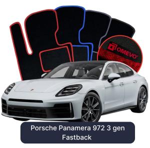 Dywaniki Welurowe OMEVO do Porsche Panamera 972 3 gen Fastback (2023-2026)