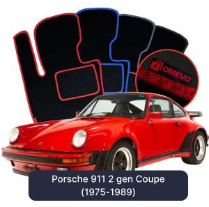 Dywaniki Welurowe OMEVO do Porsche 911 2 gen Coupe (1975-1989)