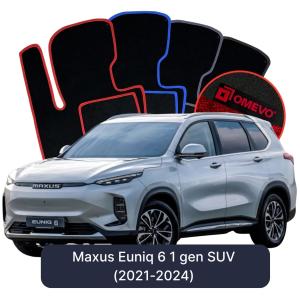 Dywaniki Welurowe OMEVO do Maxus Euniq 6 1 gen SUV (2021-2024)