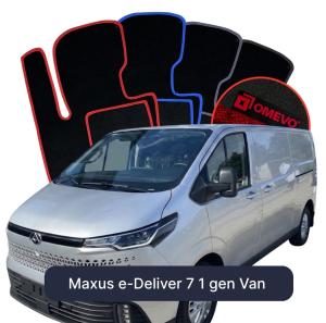 Dywaniki Welurowe OMEVO do Maxus e-Deliver 7 1 gen Van (2023-2026)