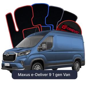 Dywaniki Welurowe OMEVO do Maxus e-Deliver 9 1 gen Van (2023-2026)
