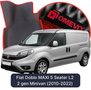 OMEVO 5D Pro EVA Dywaniki do Fiat Doblo MAXI 5-osobowy L2 2 gen Minivan (2010-2022)