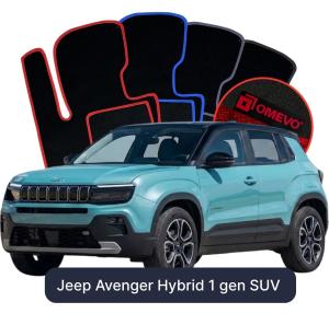 Dywaniki Welurowe OMEVO do Jeep Avenger Hybryda  1 gen SUV (2023-2026)