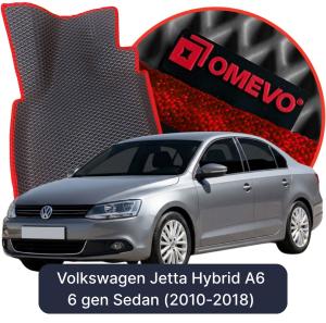 OMEVO 5D Pro EVA Dywaniki do Volkswagen Jetta Hybryda A6 6 gen Sedan (2010-2018)