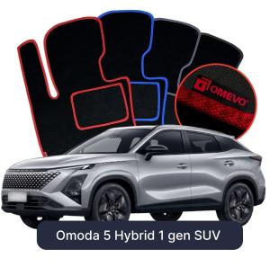 Dywaniki Welurowe OMEVO do Omoda 5 Hybryda 1 gen SUV (2022-2026)