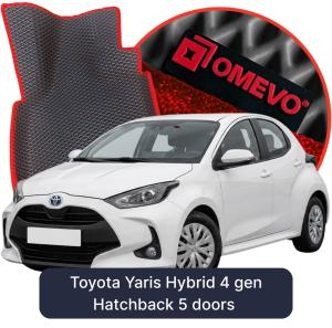 OMEVO 5D Pro EVA Dywaniki do Toyota Yaris Hybryda 4 gen Hatchback 5 drzwi (2020-2026)
