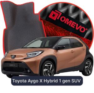 OMEVO 5D Pro EVA Dywaniki do Toyota Aygo X Hybryda 1 gen SUV (2022-2026)