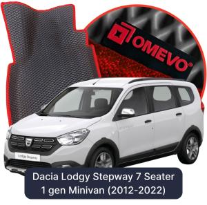 OMEVO 5D Pro EVA Dywaniki do Dacia Lodgy Stepway 7-osobowy 1 gen Minivan (2012-2022)