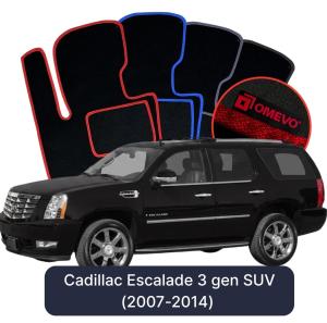 Dywaniki Welurowe OMEVO do Cadillac Escalade 3 gen SUV (2007-2014)