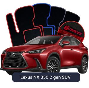 Dywaniki Welurowe OMEVO do Lexus NX 350 2 gen SUV (2021-2026)