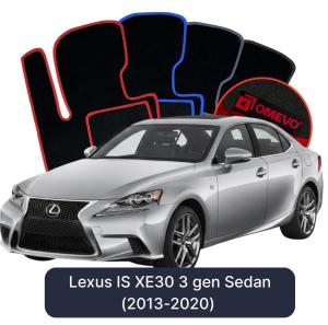 Dywaniki Welurowe OMEVO do Lexus IS XE30 3 gen Sedan (2013-2020)