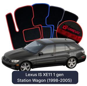 Dywaniki Welurowe OMEVO do Lexus IS XE11 1 gen Kombi (1998-2005)