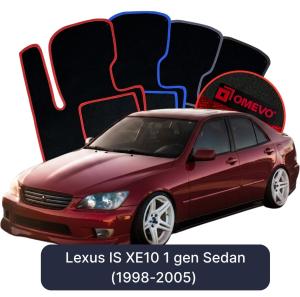 Dywaniki Welurowe OMEVO do Lexus IS XE10 1 gen Sedan (1998-2005)