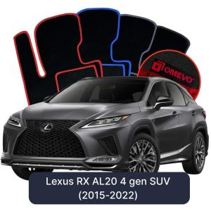 Dywaniki Welurowe OMEVO do Lexus RX 450H AL20 4 gen SUV (2015-2022)
