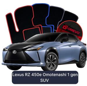 Dywaniki Welurowe OMEVO do Lexus RZ 450e Omotenashi 1 gen SUV (2022-2026)