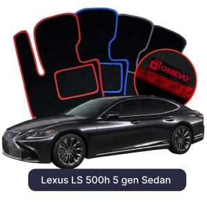 Dywaniki Welurowe OMEVO do Lexus LS 500h 5 gen Sedan (2017-2026)