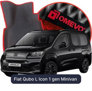 OMEVO 5D Pro EVA Dywaniki do Fiat Qubo L Icon 1 gen Minivan (2026-2026)