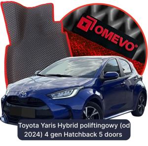 OMEVO 5D Pro EVA Dywaniki do Toyota Yaris Hybryda
poliftingowy (od 2024) 4 gen Hatchback 5 drzwi (2020-2026)