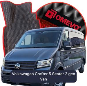 OMEVO 5D Pro EVA Dywaniki do Volkswagen Crafter 5-osobowy 2 gen Furgon (2016-2026)