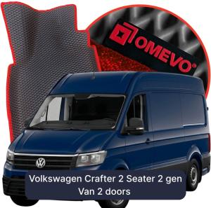 OMEVO 5D Pro EVA Dywaniki do Volkswagen Crafter 2-osobowy 2 gen Furgon 2 drzwi (2016-2026)