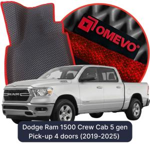 OMEVO 5D Pro EVA Dywaniki do Dodge Ram 1500 Crew Cab 5 gen Pick-up 4 drzwi (2019-2025)